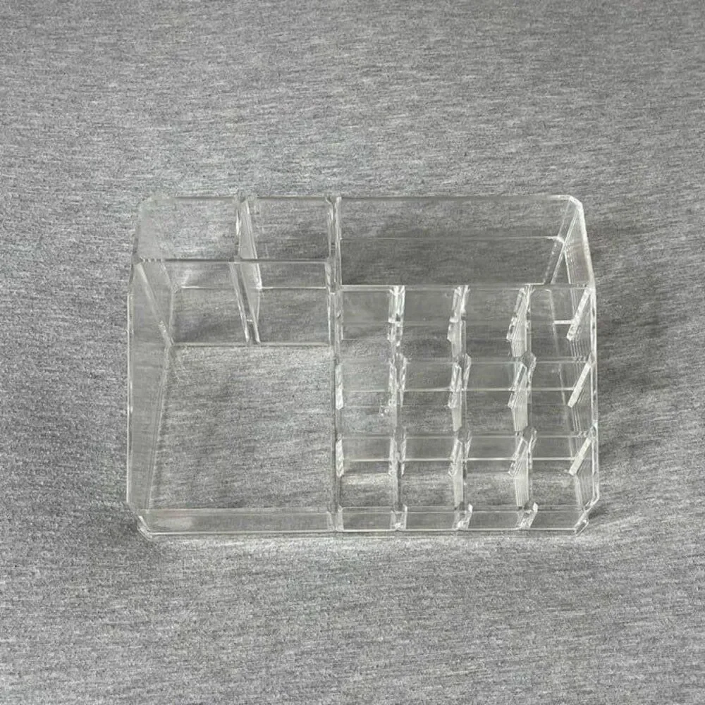 iDesign Clear Acrylic 16 Compartments Cosmetics Skincare Makeup Organizer